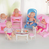 YESKER Dolls and doll accessories, namely, clothing for dolls, doll rooms, doll beds, doll houses, toy fabrics and linens for dolls and strollers for dolls