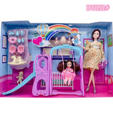 YESKER Dolls and playsets therefor
