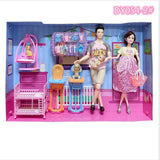 YESKER Dolls and playsets therefor