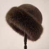 YESKER Faux Fur Winter Hat for Women, Warm Ushanka Hat, Soft Fluffy Russian Style Trapper Hat for Cold Weather