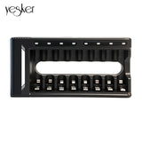 Yesker Rechargeable Batteries with Charger, 8-Bay Battery Charger with LED Status Lights, Type-C Powered